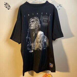 Give Me Face Mens Graphic T Shirt Tribute Preshrunk Cotton Black XL